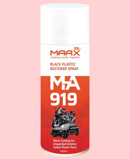 black-plastic-restorer-coating-manufacturers-india-3m-equivalent-ma919 BLACK PLASTIC RESTORER COATING SPRAY - Image 1